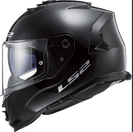 LS2 Storm II 22.06 - Solid Gloss Black ( M )